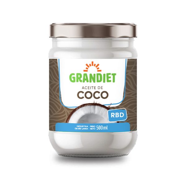 ACEITE DE COCO RBD - 500 ML - GRANDIET