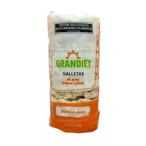 GALLETAS DE ARROZ DULCES  - GRANDIET 100 GRS
