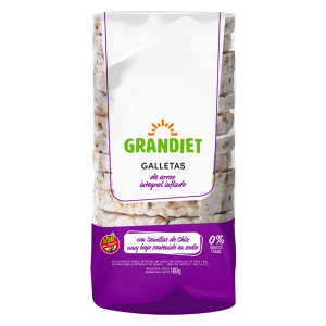 GALLETAS DE ARROZ CON CHIA - GRANDIET 100 GRS