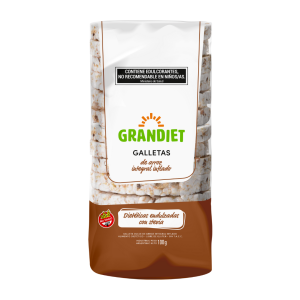 GALLETAS DE ARROZ CON STEVIA - GRANDIET 100 GRS