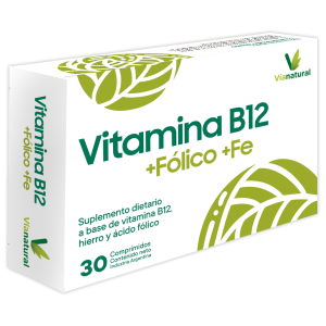 VITAMINA B12 X 30 COMP - VIA NATURAL