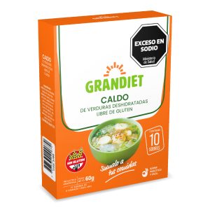 CALDO DE VERDURA CON SAL - GRANDIET 60 GRS