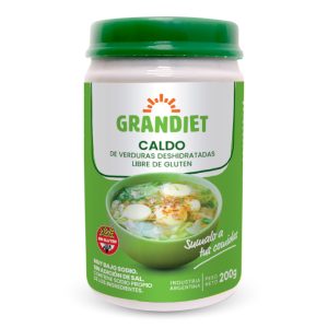 CALDO VERDURA SIN SAL FCO - GRANDIET 200 GRS