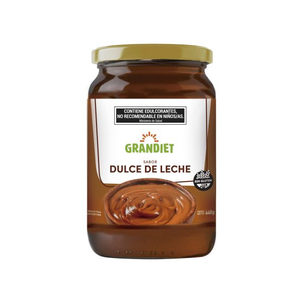 DULCE DE LECHE SIN AZUCAR - GRANDIET 454G