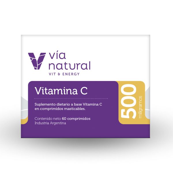 VITAMINA C 500MG MASTICABLE - VIANATURAL
