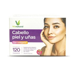 CABELLOS PIEL Y UÑAS X 120 COMP - VIA NATUIRAL