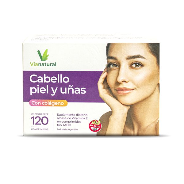 CABELLOS PIEL Y UÑAS X 120 COMP - VIA NATUIRAL