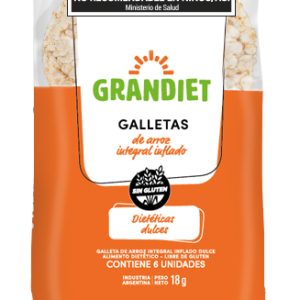 GALLETA ARROZ DULCE X 6 UN GRANDIET