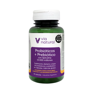 PROBIÓTICOS+ PREBIÓTICO 10K X 30 COMP VIA NATURAL