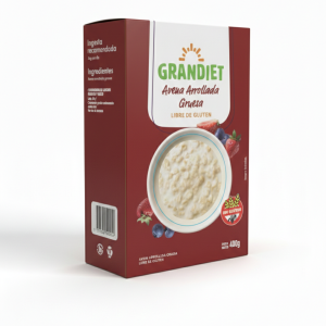 AVENA ARROLL. GRUESA LIBRE GLUTEN 400GR GRANDIET
